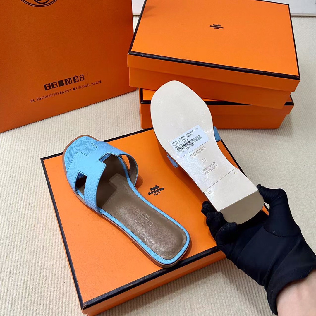 에르메스 올수공 오란 슬리퍼 샌들 앱송 94